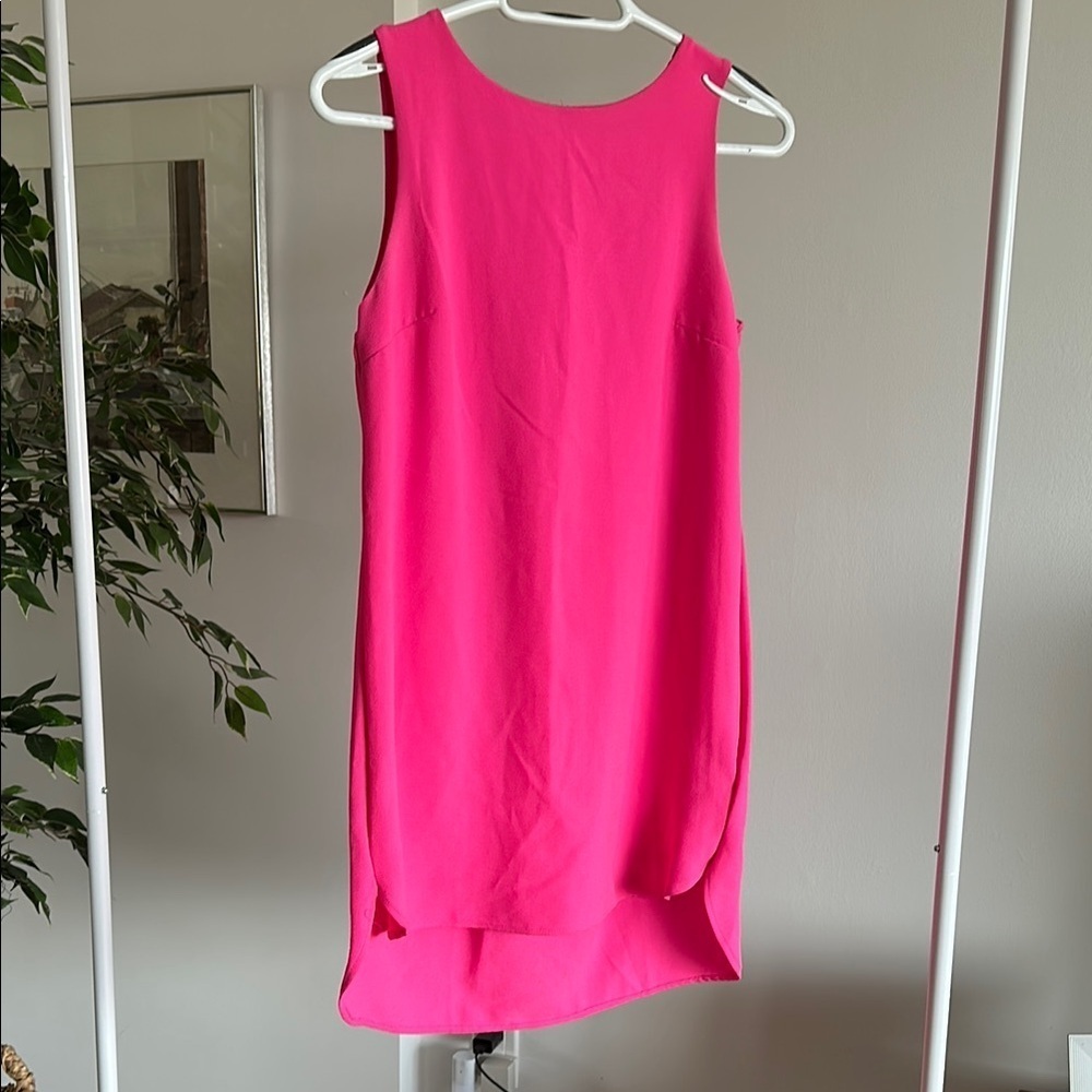 Fun Pink Sleeveless Monteau Dress size S